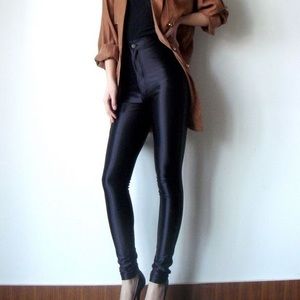 Silver Disco Hot Pants